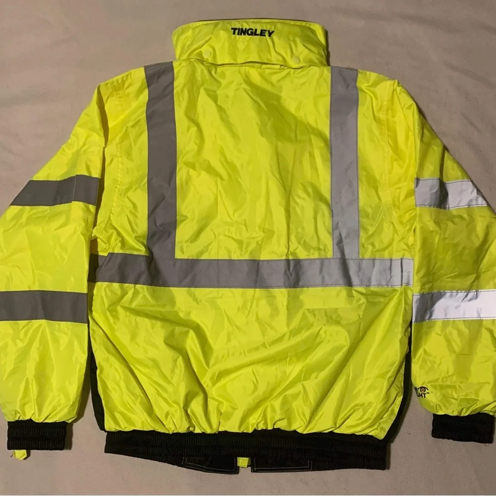 Tingly Zip-Up Reflective High-Vis Jacket M - Picture 3 of 3